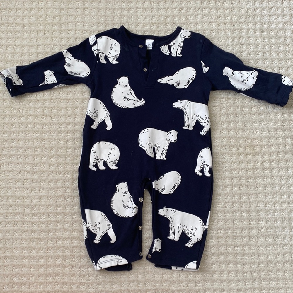 Omar bear onesie